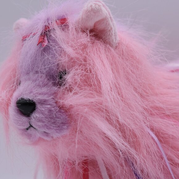 Webkinz Retired Ribbon Yorkie HM410 New w Code Pink & Purple 8” Retired Stuffed - Picture 2 of 8